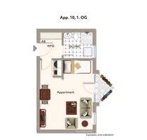 Helle 32qm Wohnung in Fulda direkt am Klinikum