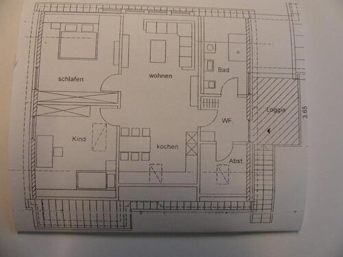 Foto - 3 Zimmer Etagenwohnung zur Miete in Emstek