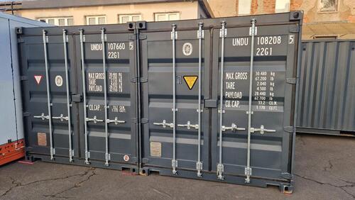 Foto - Container, Seecontainer, Lagerbox, Garage, Werkstadt, Lagerraum
