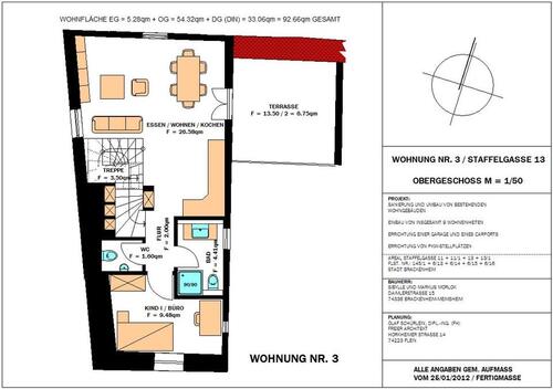 Foto - 4,5 Zimmer-Maisonetten-Wohnung mit 92 m² Wohnfläche