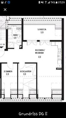 Foto - 3 Zimmer Dachgeschoßwohnung zur Miete in Leipzig