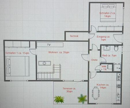 Foto - EG Wohnung 95qm Erfenbach Terrasse 30qm
