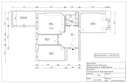 Foto - Großzügige 3-Raum-Wohnung in Top-Lage