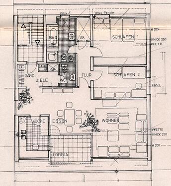 Foto - Dachgeschoßwohnung in Dortmund zur Miete