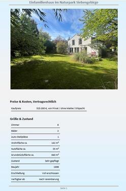 Foto - 6 Zimmer Einfamilienhaus zum Kaufen in Königswinter