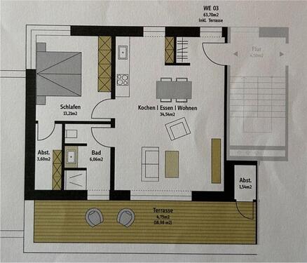 Foto - 2 Zimmer Etagenwohnung zum Kaufen in Nordhorn