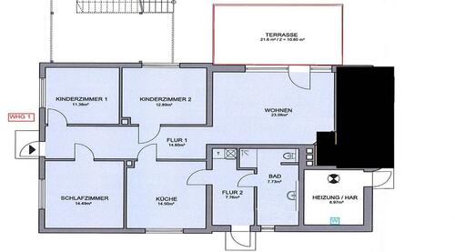 Foto - 4 Zimmer Wohnung Hambergen - 968,00&nbsp;EUR Kaltmiete, ca.&nbsp; 125,00&nbsp;m&sup2;