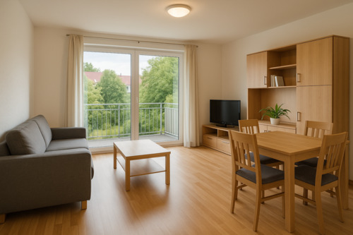 Foto - 3-Zi.-Whg. in Garching zu verkaufen – TG, Aufzug, Balkon