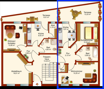 Foto - Top renovierte 2-Zimmer-Wohnung in zentraler Innenstadtlage in Salzwedel zu vermieten.