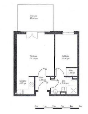 Foto - 2 Zimmer Erdgeschoßwohnung zur Miete in Achim