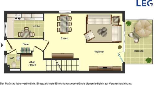 Foto - 5 Zimmer Erdgeschoßwohnung in Wuppertal