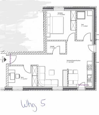 Foto - 3 Zimmer Etagenwohnung zur Miete in Oeversee
