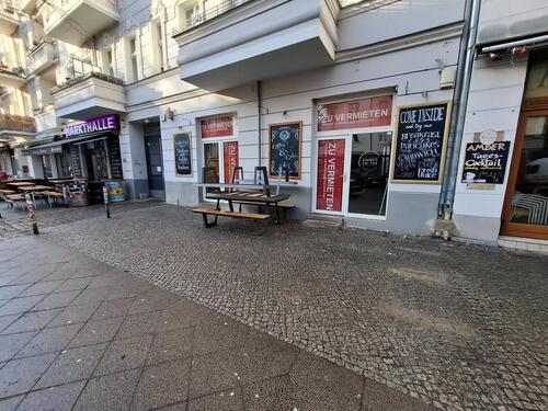 Foto - Gewerbe Laden Simon-Dach-Straße zu vermieten! Teilbar! Bisher Cafe Abstand VB, viele andere Branchen denkbar!