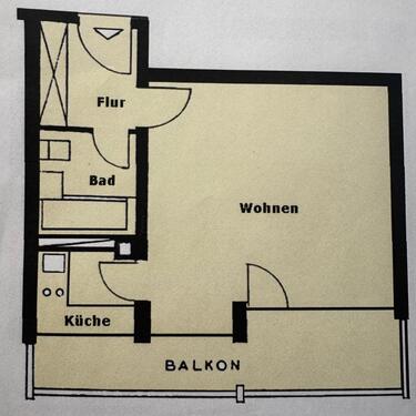 Foto - Provisionsfrei: 1-Zimmer-Wohnung in Obersendling
