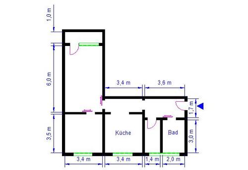 Foto - Etagenwohnung in Magdeburg zur Miete