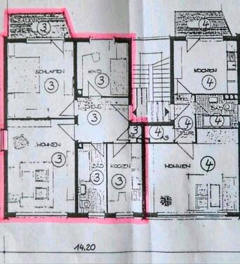 Foto - 3Zi Wohnung, Balkon, Holzböden, Erstbezug n. Sanierung in 42369
