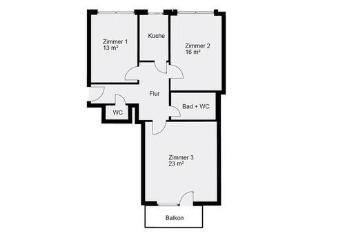 Foto - Etagenwohnung in München zur Miete