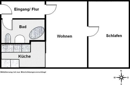 Foto - 2-Zimmer-Eigentumswohnung in Nürnberg-Wöhrd - frei ab Oktober 26