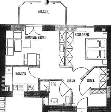 Foto - Möblierte 2 Zimmer Wohnung,1OG in Landshut ab 01.04.26 zur Miete