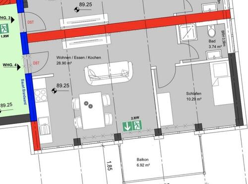 Foto - Etagenwohnung zur Miete in Essen