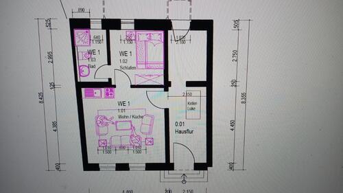 Foto - 2 Raum Wohnung in Pritzwalk zu vermieten