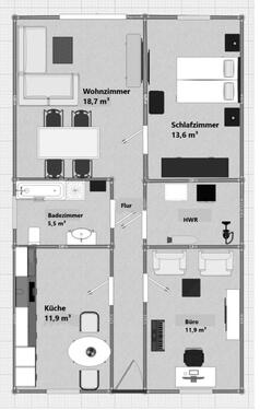Foto - 3 Zimmer Reihenhaus in Seehausen (Altmark)