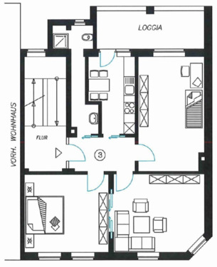 Foto - Wohnung 2.OG Innenstadt Altbau Nähe OLG ab 1.1.26 frei