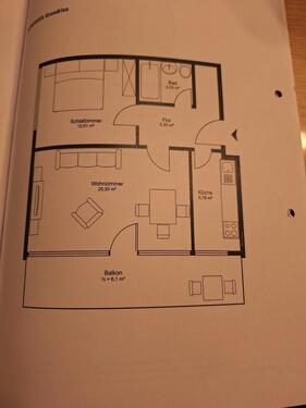 Foto - Schicke 2-Zimmer-Wohnung mit großem Balkon in Laim