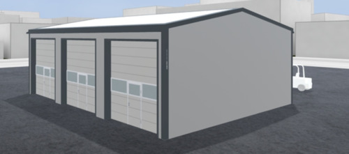 Foto - NEUBAU: 3 gedämmte Stahlbau-Hallen ab 2026 zur Miete