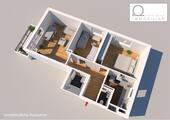 Foto - Renovierte, helle 3 Zimmer Wohnung mit großem Balkon