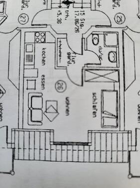 Foto - 1 Zimmer Dachgeschoßwohnung zur Miete in Nagold