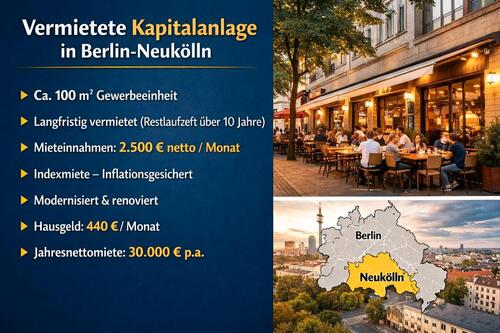 Foto - Vermietete Kapitalanlage Berlin-Neukölln