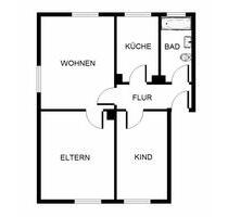 Charmante 3-Zimmer-Etagenwohnung in Bergkamen – Tageslichtbad mit Badewanne