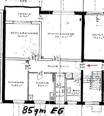 Foto - Helle 3 Zimmer Wohnung mit Balkon in Bielefeld – Jakob Kaiser Str