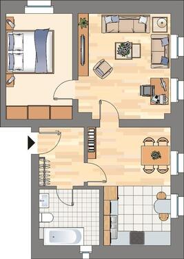 Foto - 2.5 Zimmer Etagenwohnung in Dortmund