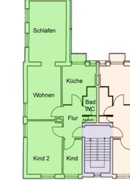Foto - Helle 4-Zimmer-Wohnung zur Miete - 3.OG