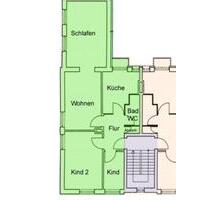 Helle 4-Zimmer-Wohnung zur Miete - 3.OG - Hamburg Horn
