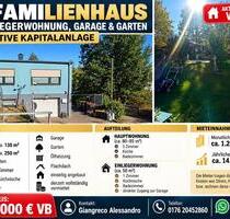 Einfamilienhaus mit Einliegerwohnung, Garage & Garten - Großrosseln