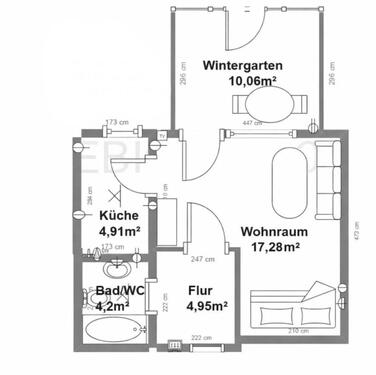 Foto - Attraktive Erdgeschosswohnung mit Wintergarten in Waldkraiburg