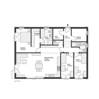 Foto - 4 Zimmer Bungalow zur Miete in Fulda