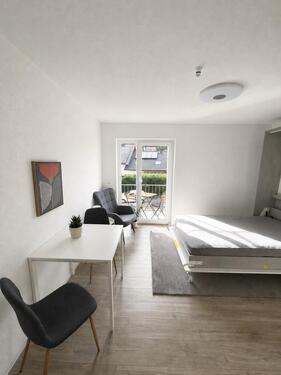 Foto - Moderne möblierte 1-Zimmer-Wohnung mit Balkon in Mönsheim