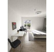 Moderne möblierte 1-Zimmer-Wohnung mit Balkon in Mönsheim