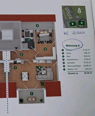 Foto - Wohnung Heimertingen - 275.000,00&nbsp;EUR Kaufpreis, ca.&nbsp; 62,36&nbsp;m&sup2;