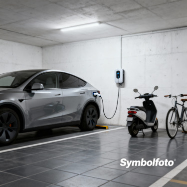 Foto - Mit E-Auto-Ladestation: Exkl.Tiefgaragenstellplatz in Kiel-Hassee