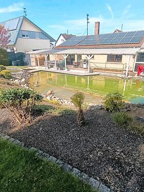 Foto - Einfamilienhaus mit Schwimmteich ,Sauna, Photovoltaik, Partyraum