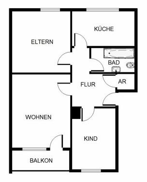 Foto - Etagenwohnung zur Miete in Dortmund