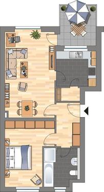 Foto - Etagenwohnung zur Miete in Wolfsburg