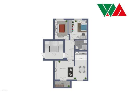 Foto - Etagenwohnung in Magdeburg zur Miete