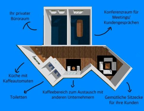 Foto - Büro, Büroraum direkt im Zentrum