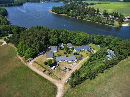 Foto - Ferienhaus am See mit Steg, Sauna, Floß, Motorboot, SuB, Kanu